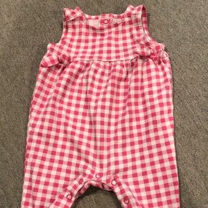 Carter’s gingham jumpsuit 0-3 months